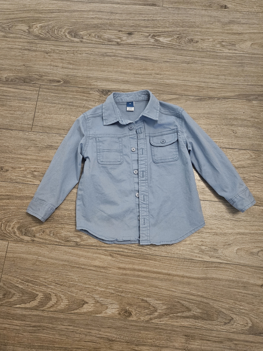 NWOT Old Navy Boys Light Blue Long-Sleeve Button-Down Shirt